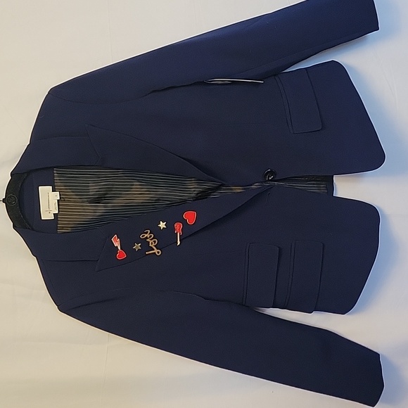 Jacket Other By Anthropologie In Blue, Size: Xxs
